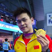 Sun Yang vid världsmästerskapen i Sydkorea 2019.