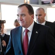 Stefan Löfven valdes till statsminister i fredags. 