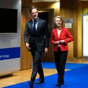 Rutte och von der Leyen.