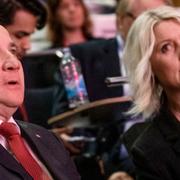 Stefan Löfven och Lena Rådström Baastad.