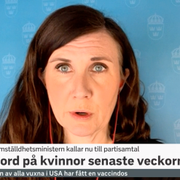 Märta Stenevi (MP), jämställdhetsminister.