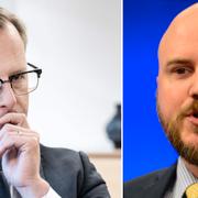 Näringsminister Mikael Damberg (S), Mathias Sundin (L) (arkivbilder).