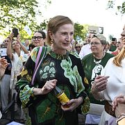 Birgitta Ohlsson under Almedalsveckan.