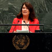 Utrikesminister Ann Linde. 