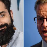 Hanif Bali och Mikael Damberg.