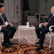 Carlson och Putin.