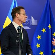 Arkivbild från 2024: Ursula von der Leyen och Ulf Kristersson.