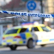 Polisavspärrning i Jönköping vid en annan insats.