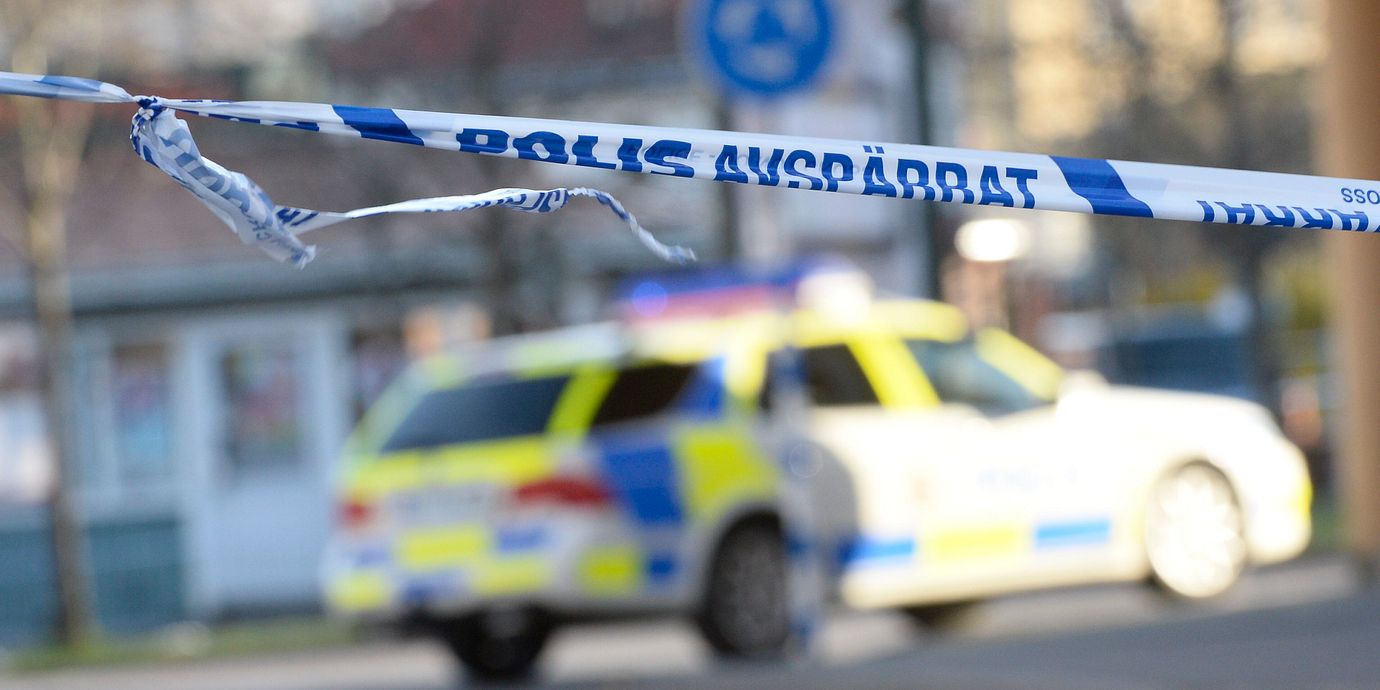 Polisavspärrning i Jönköping vid en annan insats.