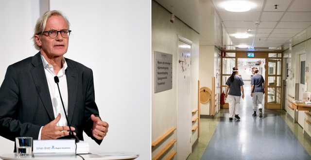Johan Bratt/korridor på Södersjukhuset/Arkivbilder TT
