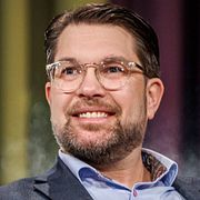 Jimmie Åkesson i ”Fördomsshowen”.