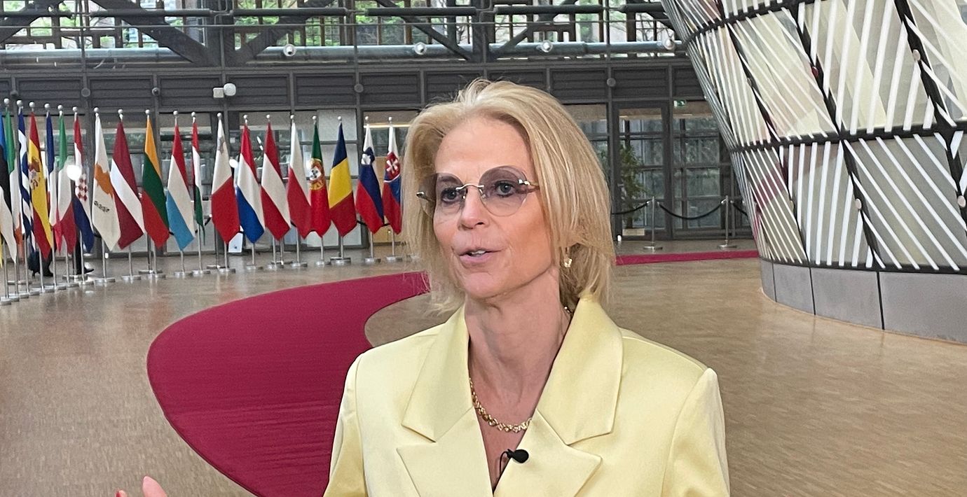 Finansminister Elisabeth Svantesson (M).