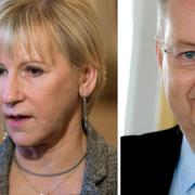 Margot Wallström och Mats Svegfors