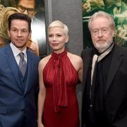 Mark Wahlberg, Michelle Williams och Ridley Scott.