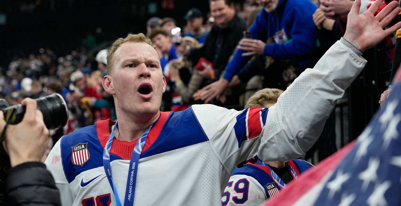 Amerikanske ishockeyspelaren Brady Tkachuk