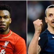 Daniel Sturridge och Zlatan Ibrahimovic