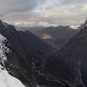 Arkivbild från Tafjord, som upplevde ovanligt höga temperaturer 2025.