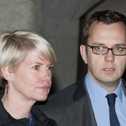 Föredetta News of the World-chefen Andy Coulson vid rättegången i onsdags.