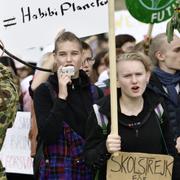 Isabelle Axelsson från Fridays for future.