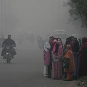 Smog i Lahore i fredags.