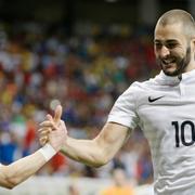 Arkivbild: Valbuena och Benzema i landslaget.