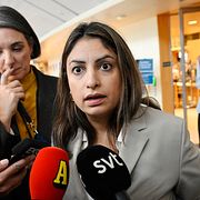 Vänsterpartiets ledare Nooshi Dadgostar.