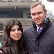  Daniela Tejada och Matthew Hedges.