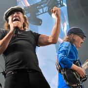 Brian Johnson och Angus Young/Arkivbild. 