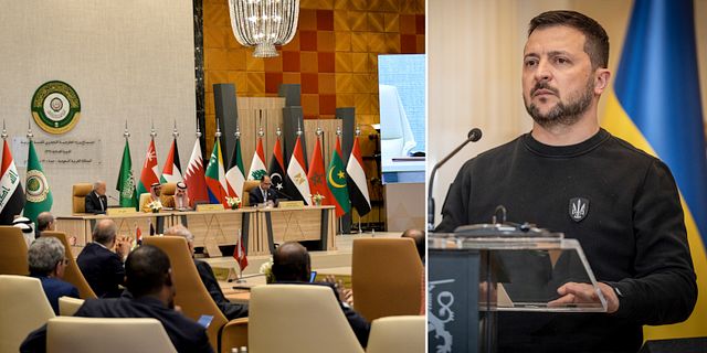 Arabförbundets möte/Zelenskyj. AP
