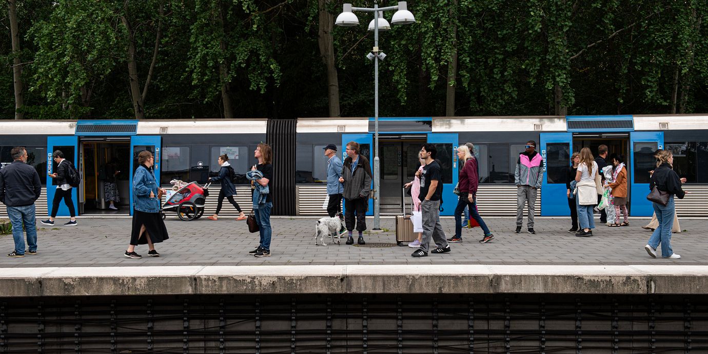 Arkivbild: Skärmarbrinks tunnelbanestation.