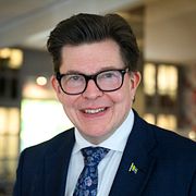 Talmannen Andreas Norlén.