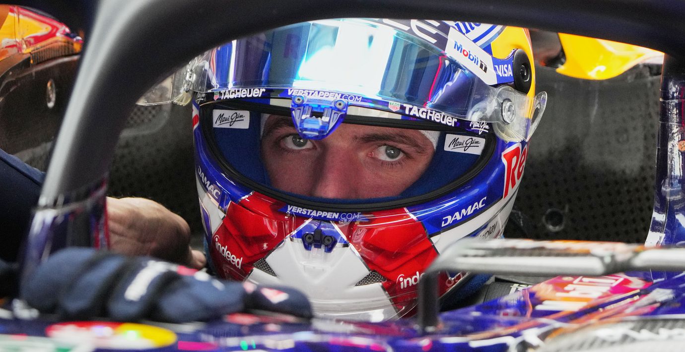 Max Verstappen i Shanghai 13 mars.