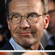 Ulf Kristersson, Magdalena Andersson och regeringsbyggnaden Rosenbad.