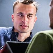 Lagkapten Henrik Rönnlöf Castegren.