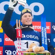 Einar Hedegart tog förstaplatsen i 50 km fristil i Holmenkollen i världscupen.