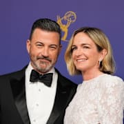 Jimmy Kimmel och hustrun Molly McNearney , 2024. 