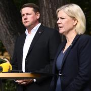 Magdalena Andersson och Tobias Baudin.