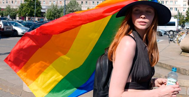 Prideparad i Warszawa i juni. Czarek Sokolowski / TT NYHETSBYRÅN