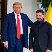 Trump och Zelenskyj.
