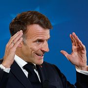 Franska presidenten Emmanuel Macron.