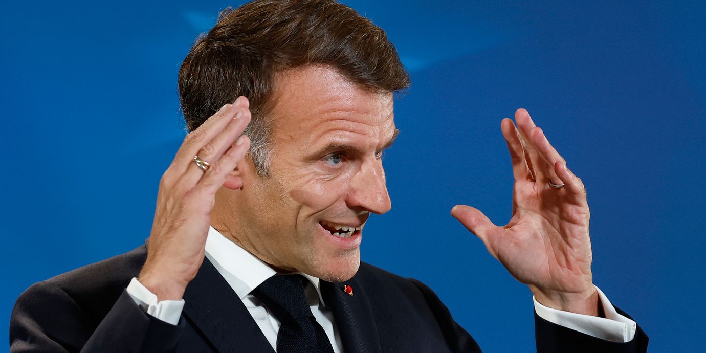 Franska presidenten Emmanuel Macron.