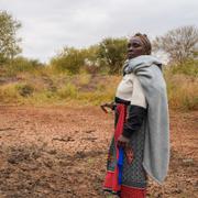 Agnes Mathekas gård i Kenya där We Effect har verksamhet.