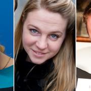 Catharina Elsmäter-Svärd, Isobel Hadley-Kamptz och Niklas Svensson.