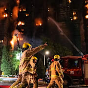 Bild från Hongkong, 26 november. 