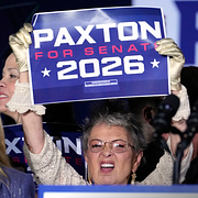 Paxton-anhängare i Texas, arkivbild från maj.