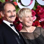 Mark Rylance och Claire van Kampen i juni 2018.