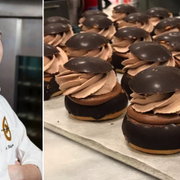 Eric Bäckström har tagit fram en chokladsemla som blivit en snackis.