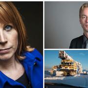 Annie Lööf (C) och Jonas Eriksson (MP).