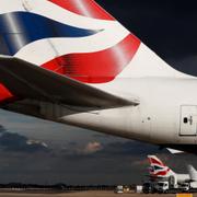 Arkivbild: British Airways-plan parkerade på Heathrows flygplats utanför London, oktober 2016. 