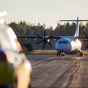 Inrikesplan på Luleå flygplats. Arkivbild.